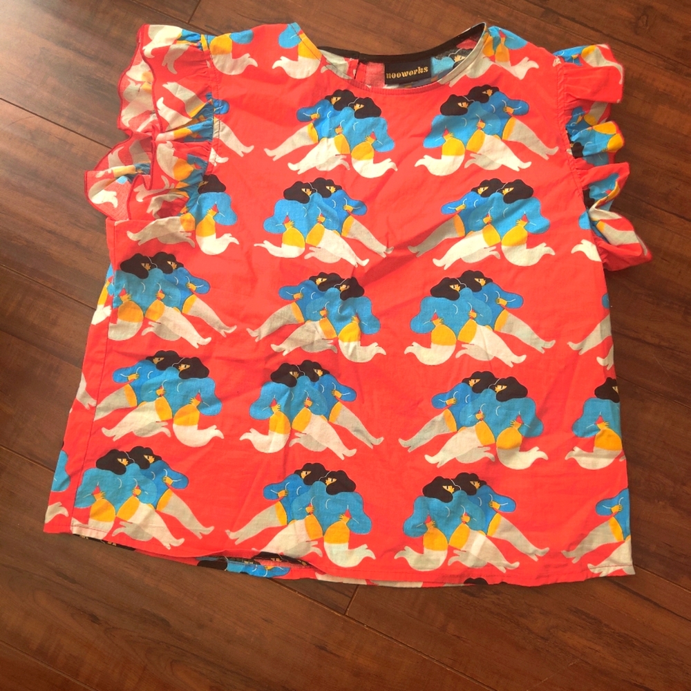 Nooworks ruffle top